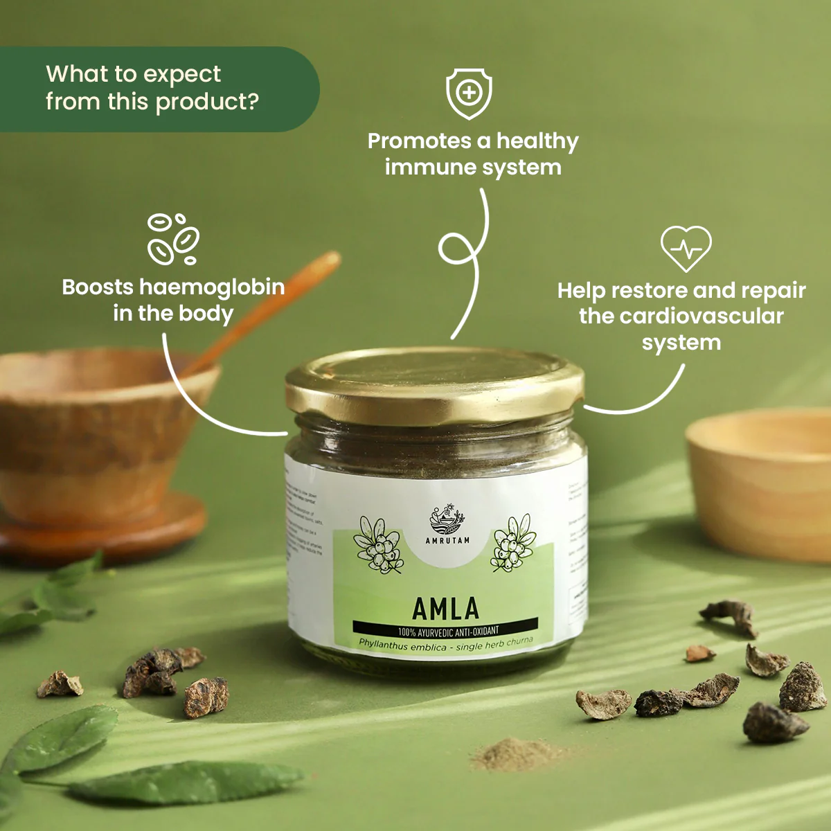 Amrutam Amla Churna | Ayurvedic Anti-Oxidant - Image 2