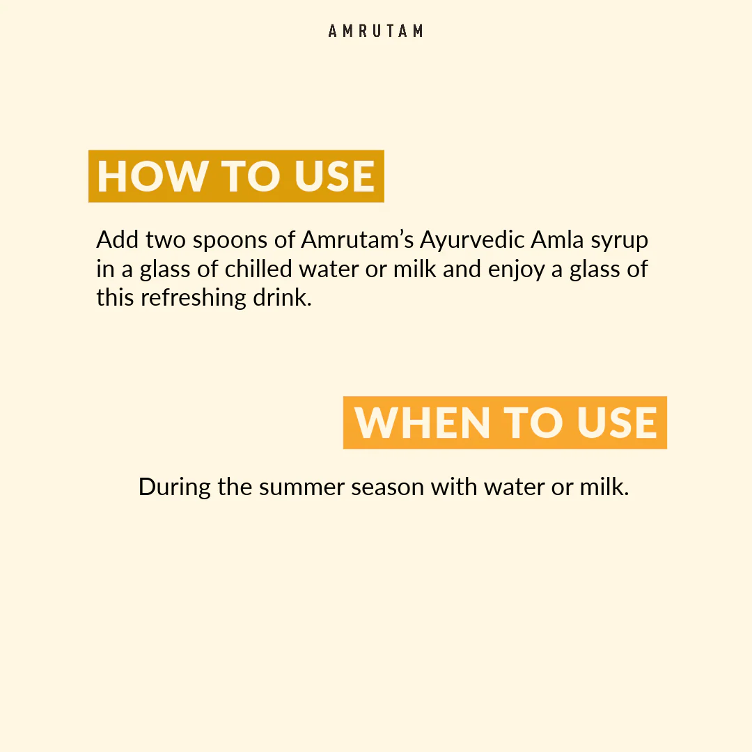 Amrutam Ayurvedic Sharbat With Extracts Of Amla | Indian Gooseberry - Image 5