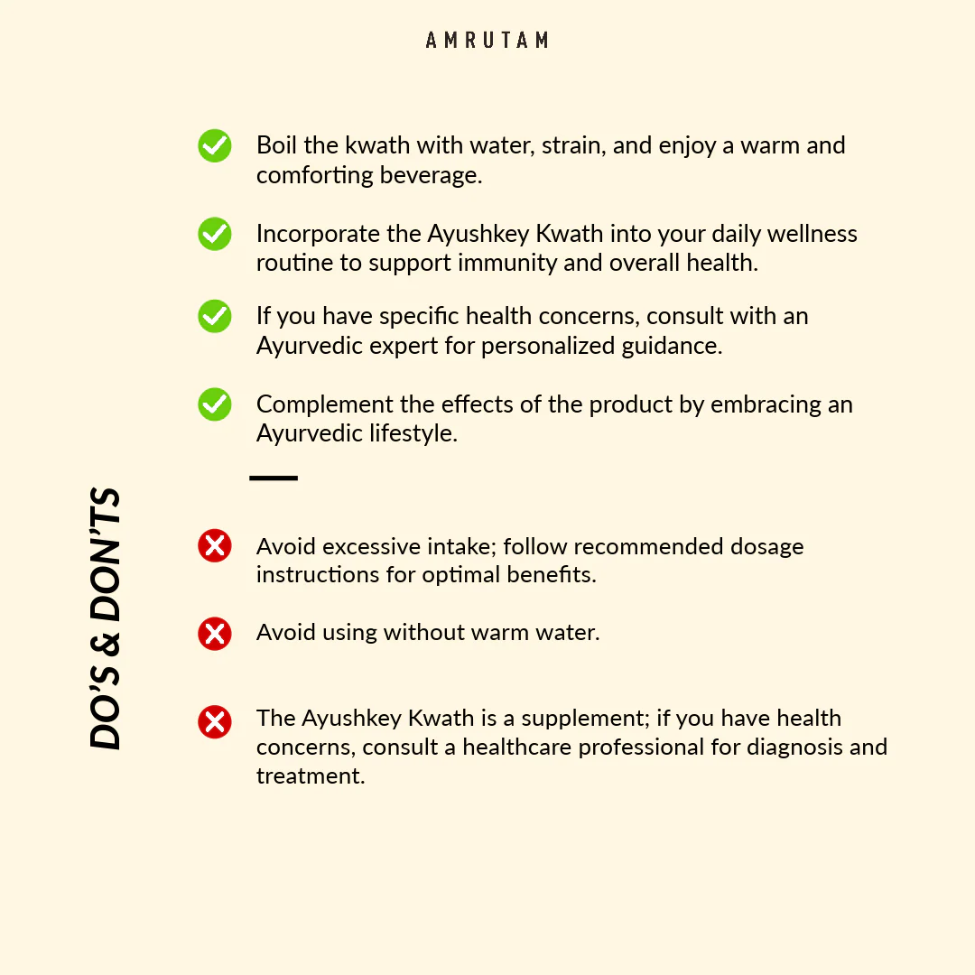 Amrutam Ayushkey Kwath | Immunity Booster - Image 6