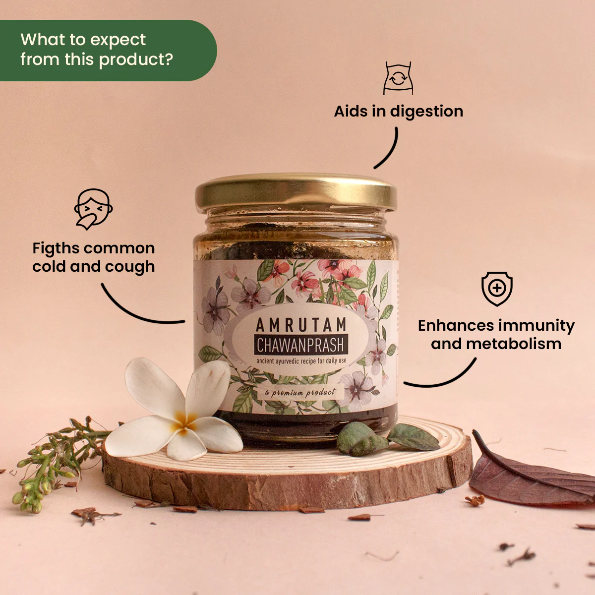 Amrutam Chawanprash | Ancient Ayurvedic Recipe for your Overall Health - Image 2