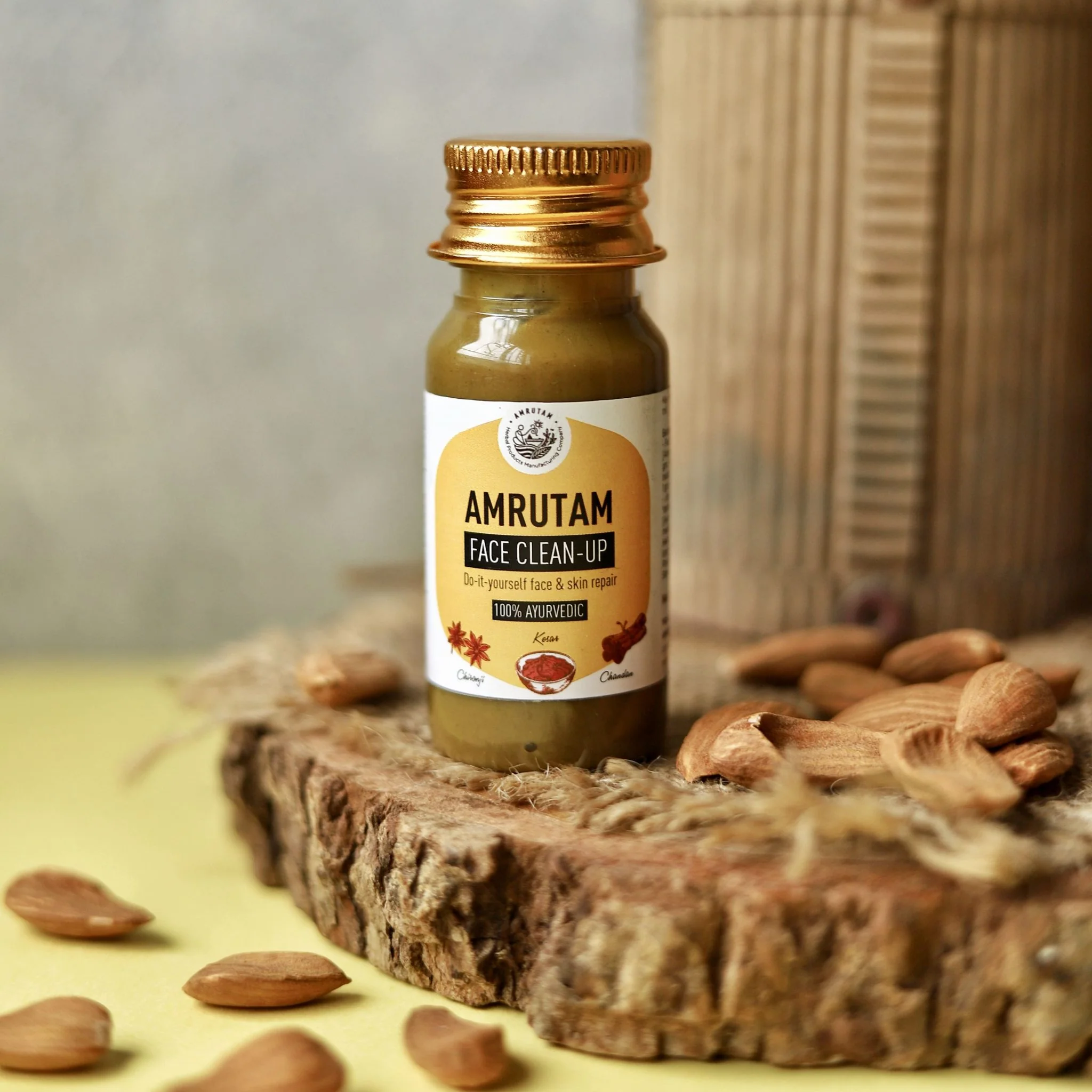 Amrutam Face Clean Up | Do-It-Yourself Face and Skin Repair | Travel Pack