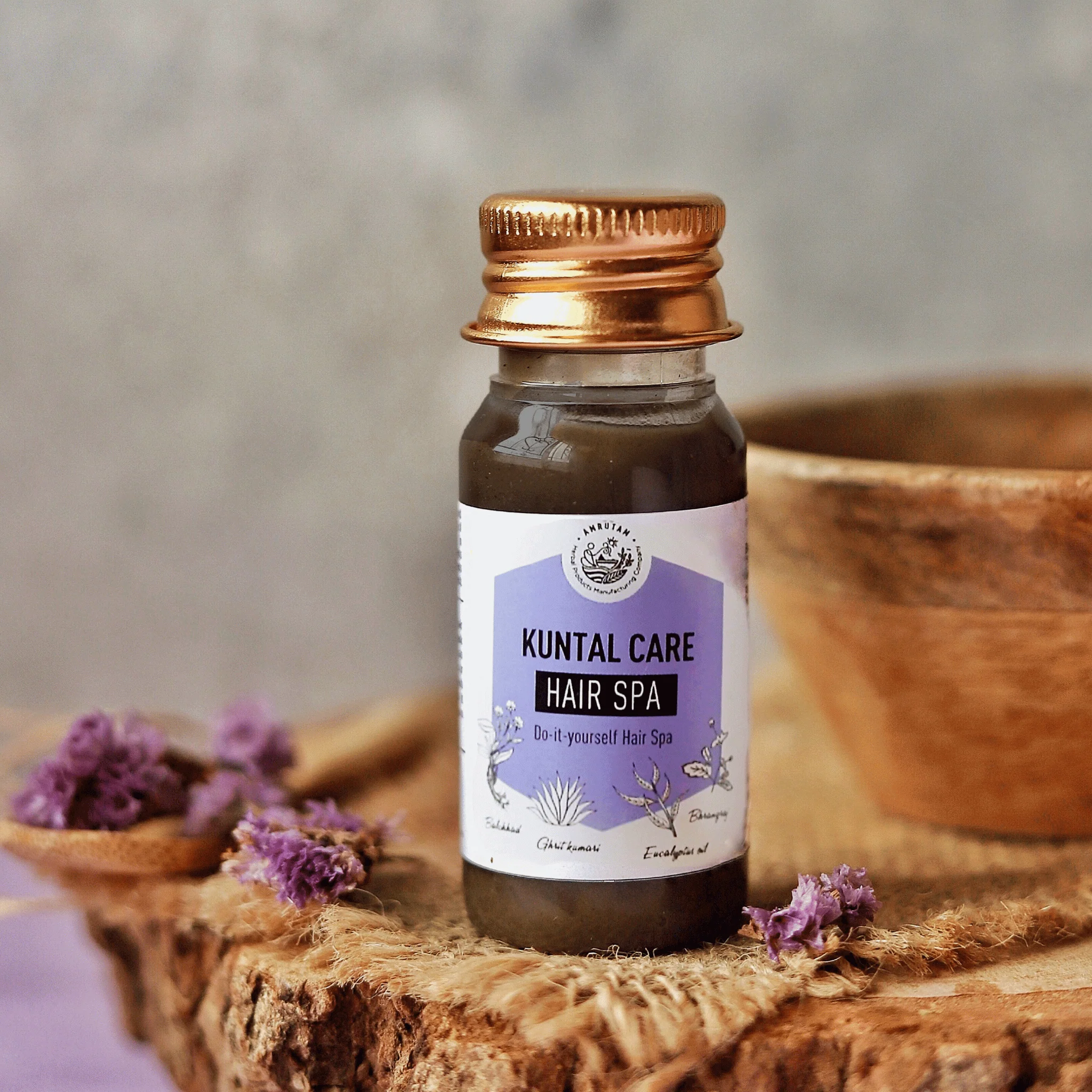 Amrutam Kuntal Care | Do-it-yourself Hair Spa | Travel Pack