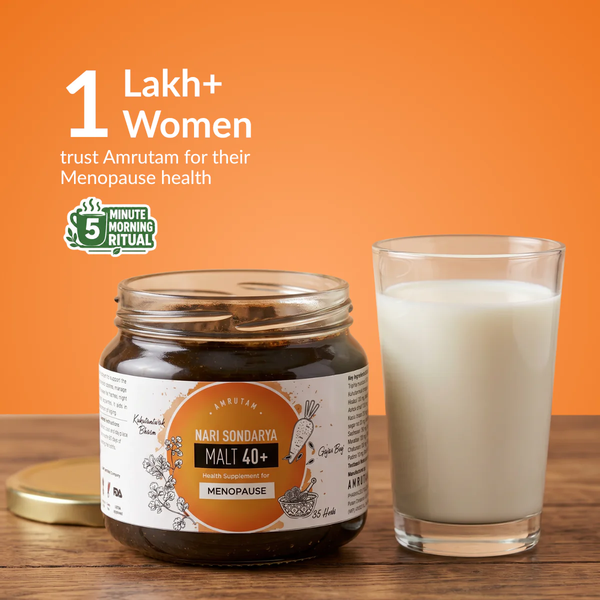 Ayurvedic Solution for Women Above 40 Year | Nari 40+ Malt - Image 5