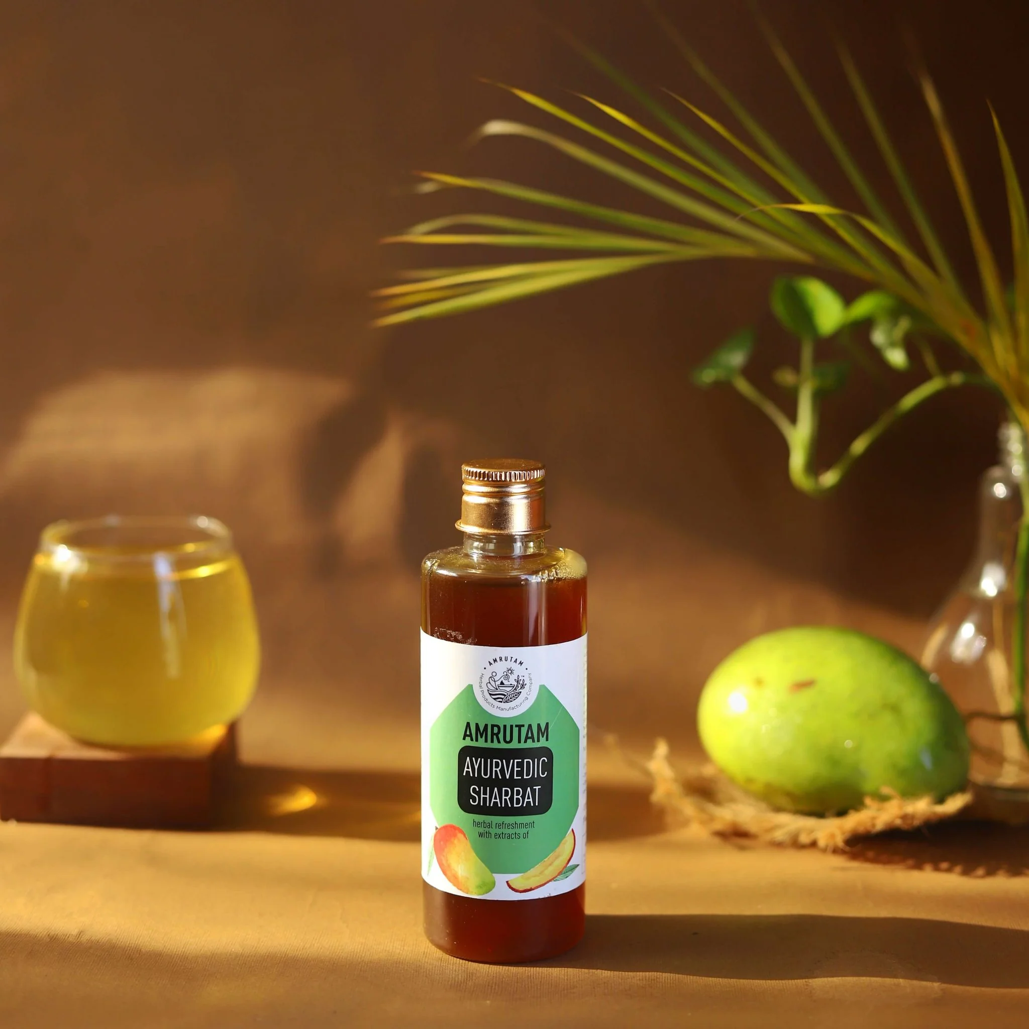 Amrutam Ayurvedic Sharbat With Extracts Of Kacha Aam | Raw Mango