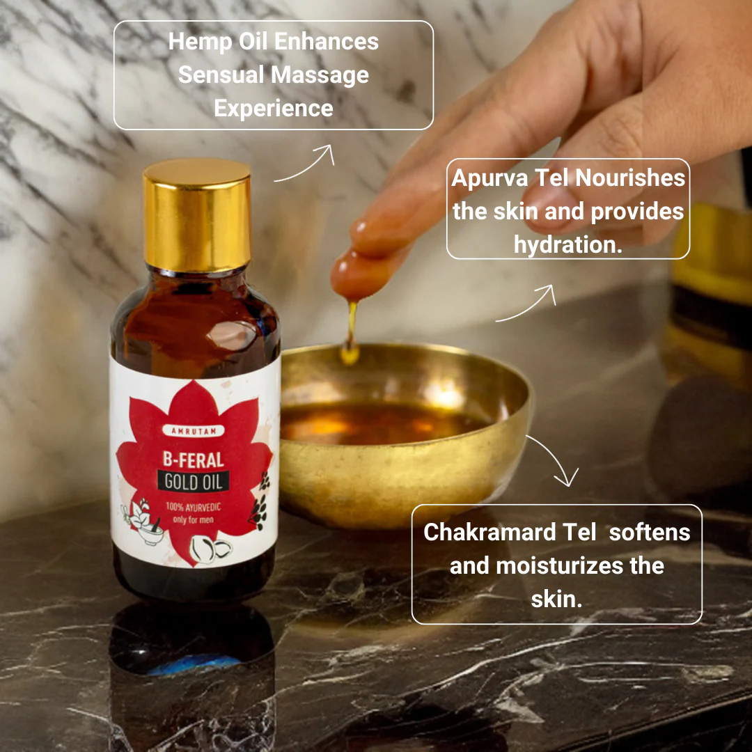 B-Feral Gold Oil for Men - Image 4