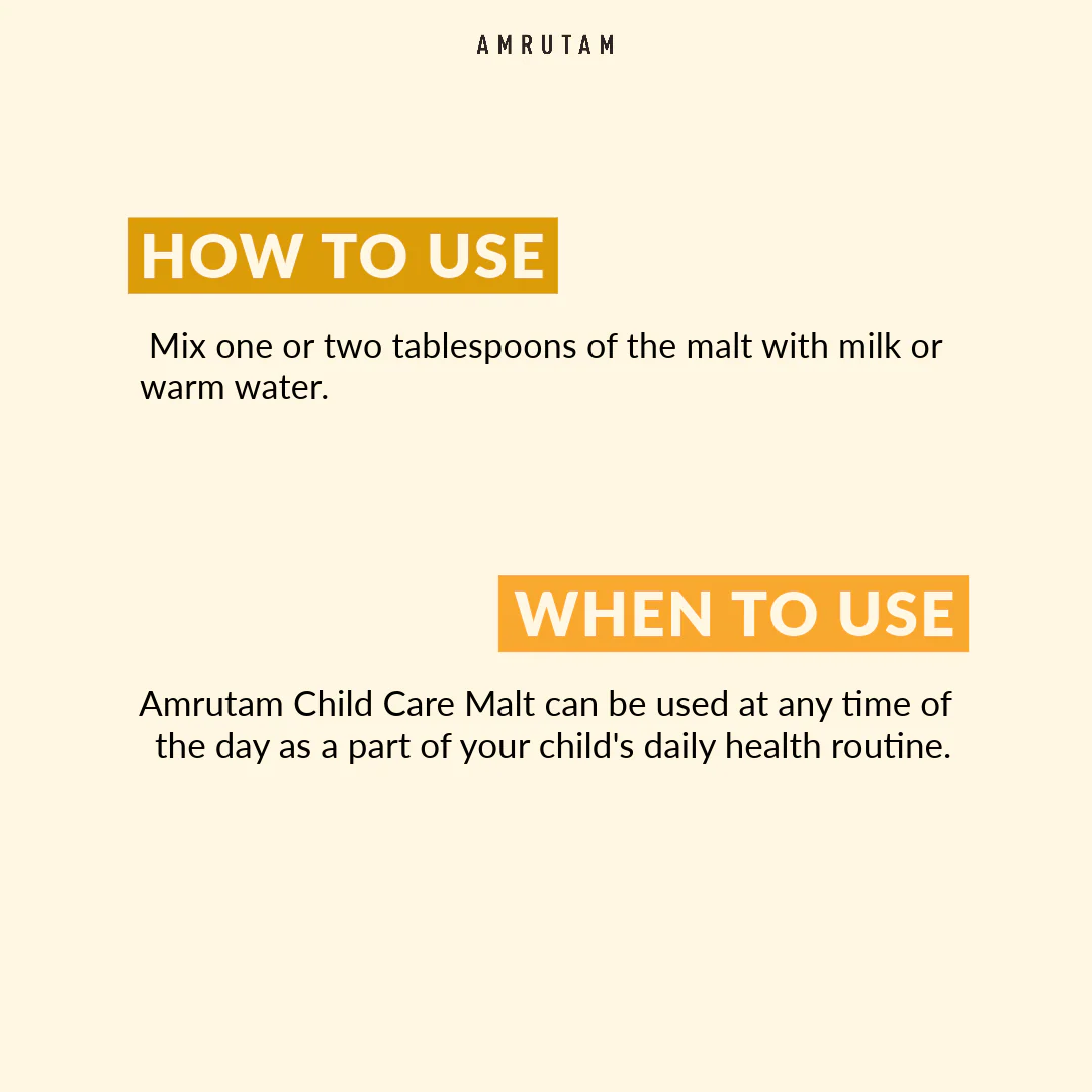 Amrutam Child Care Malt | Herbal Supplement for Child Care - Image 5