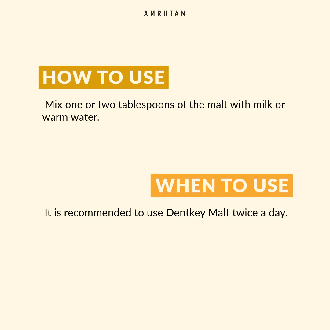 Amrutam Dentkey Malt | Ayurvedic Recipe for Dental Nourishment - Image 5
