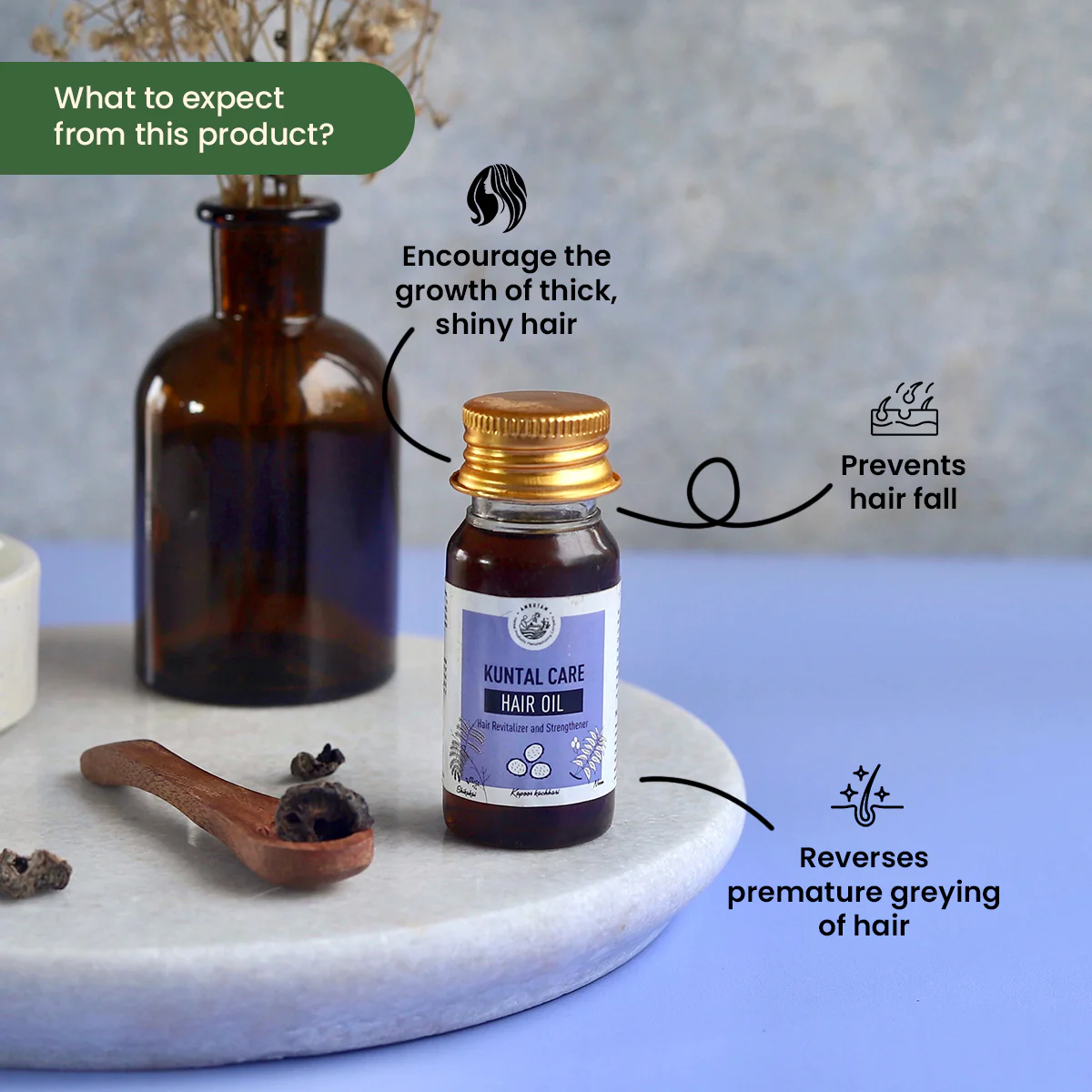 Kuntal Care Hair Oil | Travel Pack | Reduces Hairfall, Non-Greasy - Image 2
