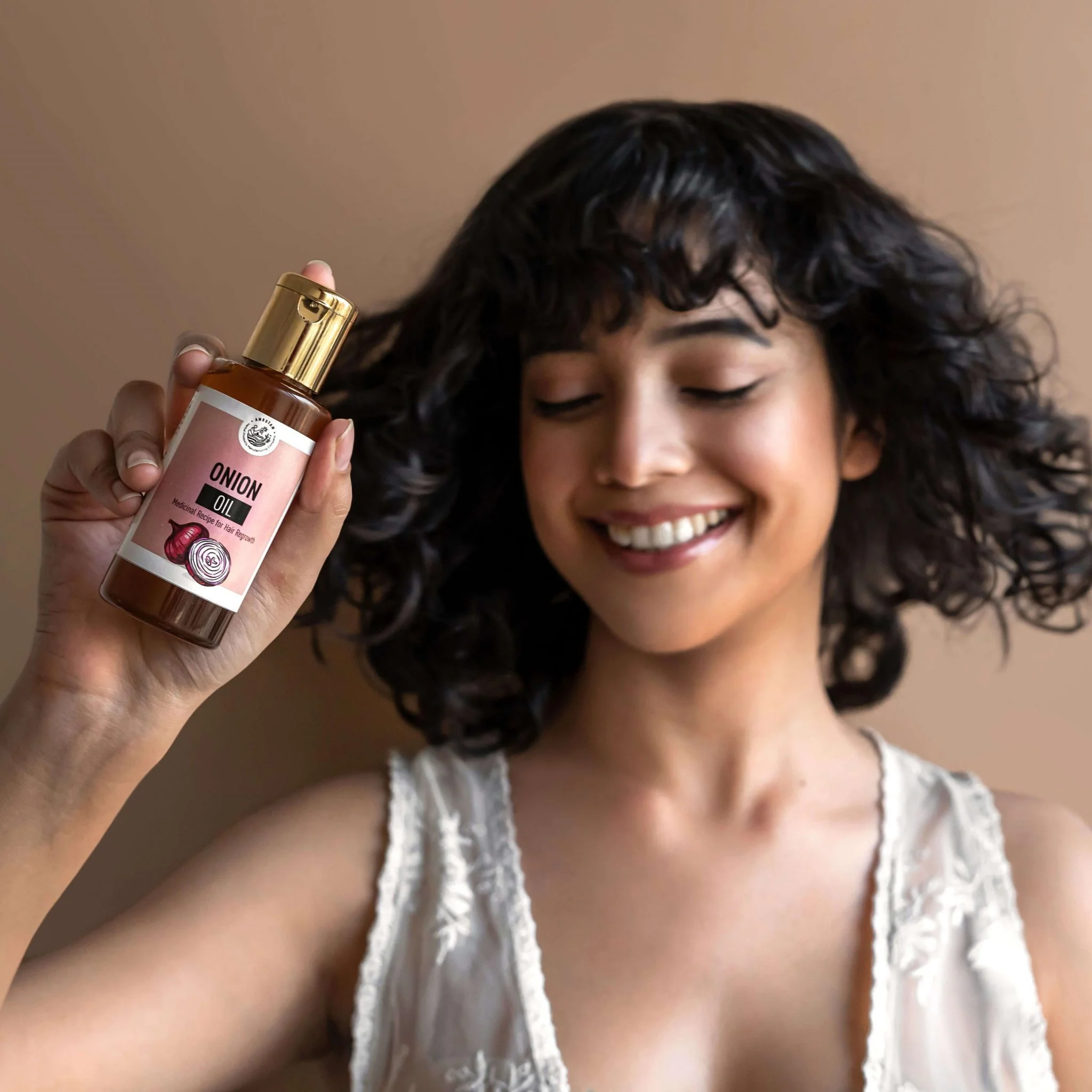 Amrutam Onion Oil | Medicinal Recipe for Hair Regrowth