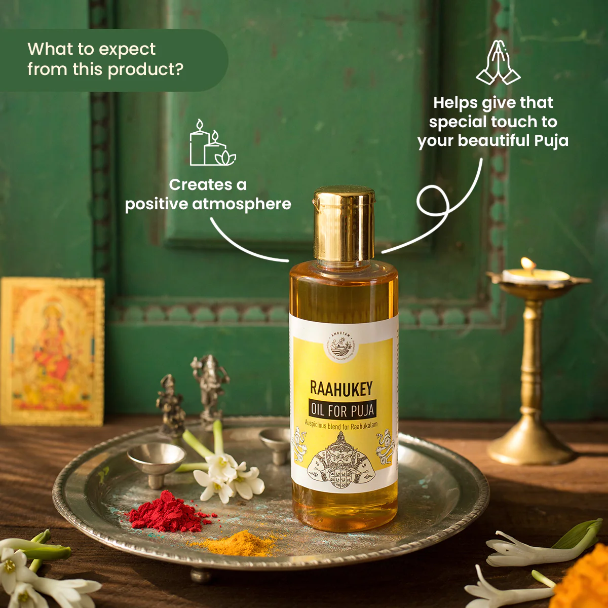 Raahukey Oil for Puja | Auspicious Blend for Raahukalam - Image 2