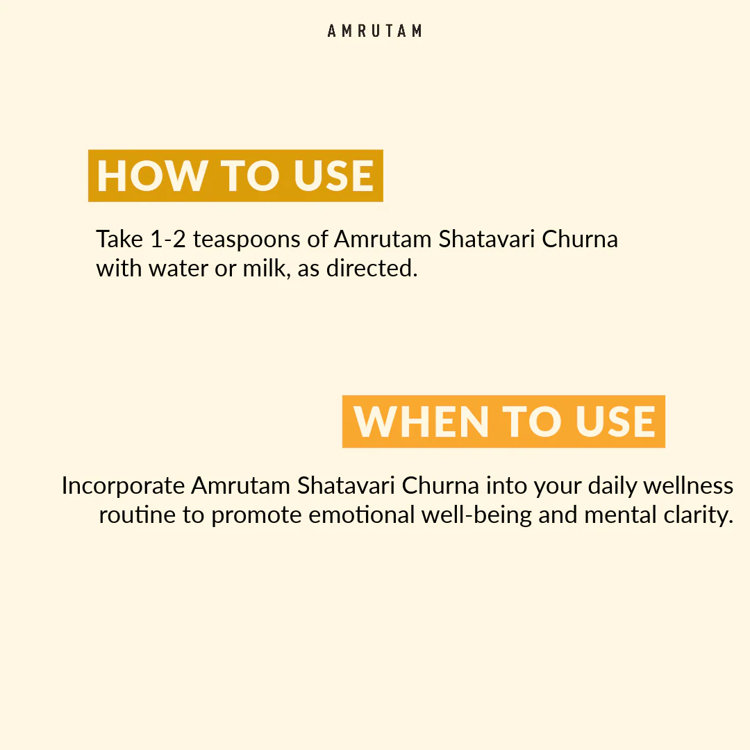 Amrutam Shatavari Churna | Ayurvedic Fertility Enhancer - Image 5
